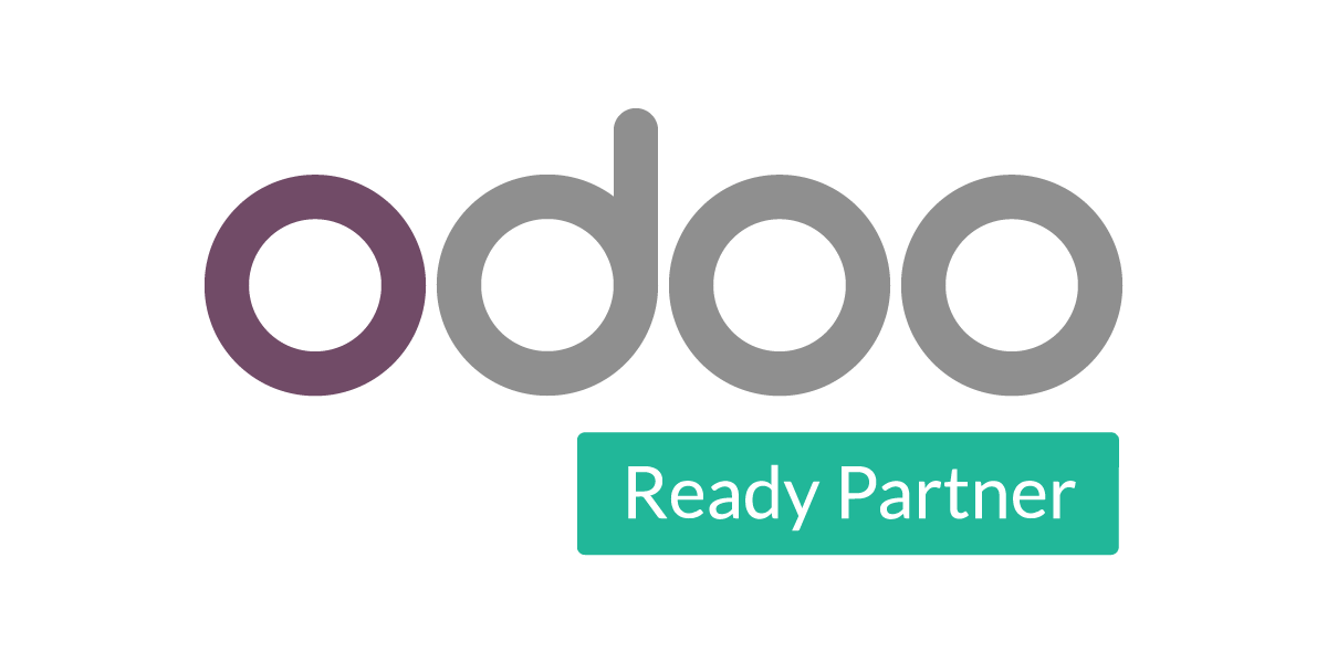 ตราพันธมิตรระดับ Ready Partner ที่ Odoo จัดเตรียมให้พันธมิตรนำไปใช้